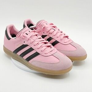 Adidas Samba Messi Pink Sneakers Size 6.5 Mens Pink/Black/Gum JP7844, NEW